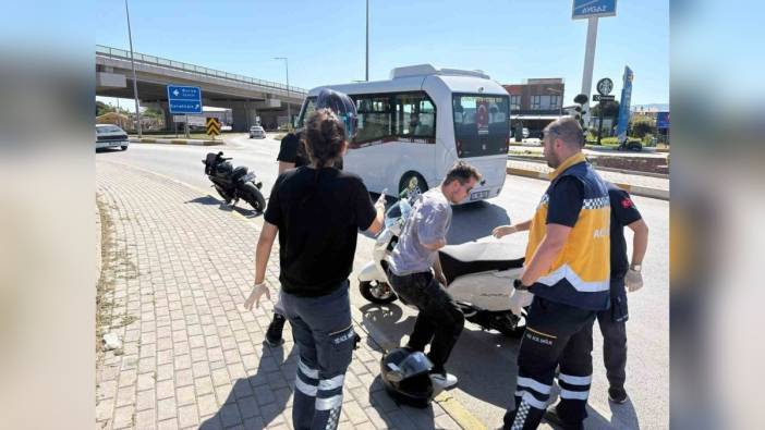 Bandırma'da motosiklet kazası: Bir yaralı