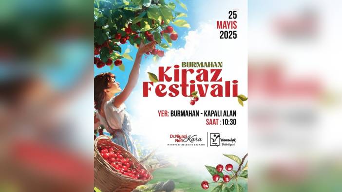 Manavgat Belediyesi'nden ilk: Burmahan kiraz festivali 25 Mayıs'ta
