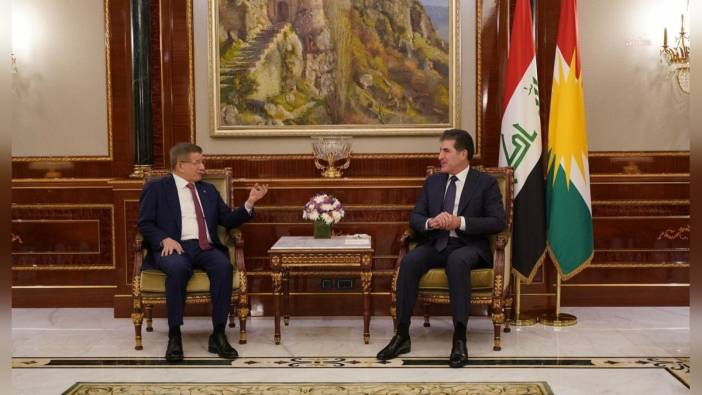 Ahmet Davutoğlu, Neçirvan Barzani ile görüştü