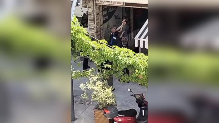 Merzifon'da engelli işletmeci ve zabıta arasında arbede