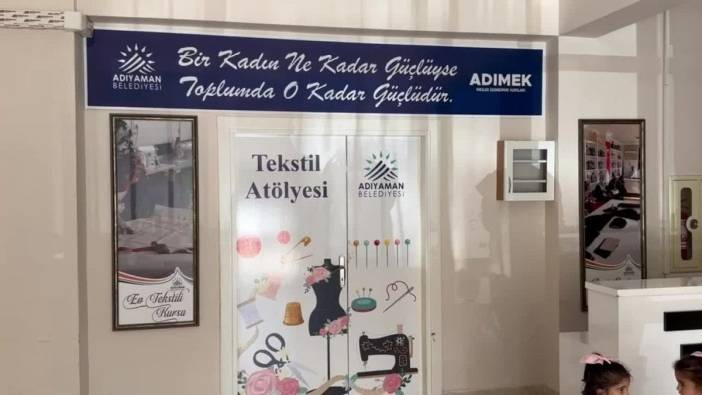 Adıyaman Belediyesi'nin 'Altın İğne' projesi kadınlara meslek edinme fırsatı sunuyor