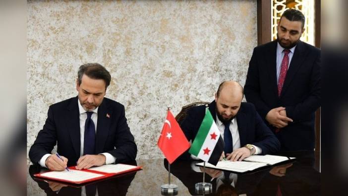 Türkiye ve Suriye enerji alanında iş birliği anlaşması imzaladı