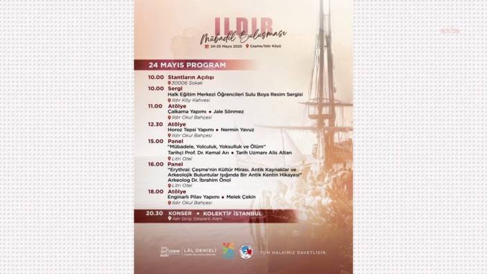 Çeşme Belediyesi'nden Ildır Mübadil Buluşması daveti