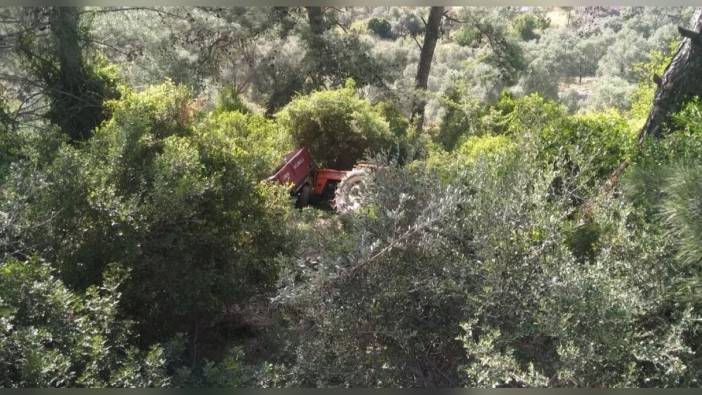 Milas'ta traktör kazası: 2 yaralı