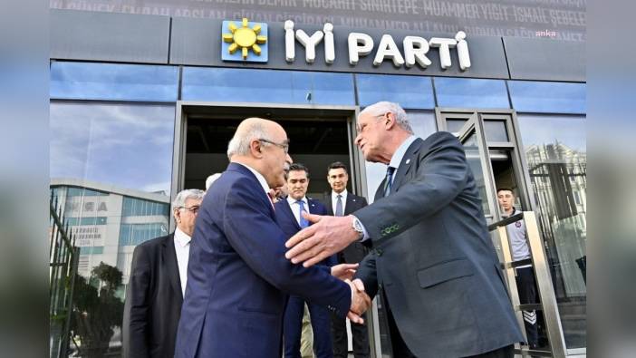 İYİ Parti lideri Dervişoğlu, Türk Ocakları Genel Başkanı Öz'ü ağırladı