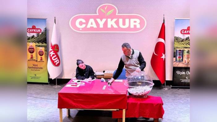 ÇAYKUR'da bin 500 mevsimlik işçi için kura çekimi tamamlandı