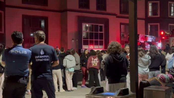 İstanbul Tuzla'da öğrenci yurdunda yangın paniği
