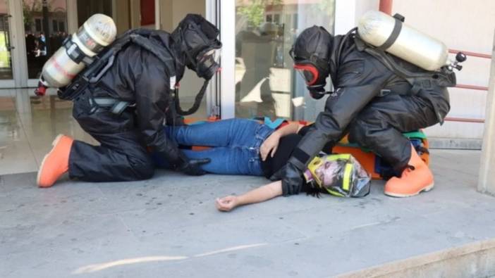 EBYÜ ve AFAD'dan KBRN ve yangın tatbikatı