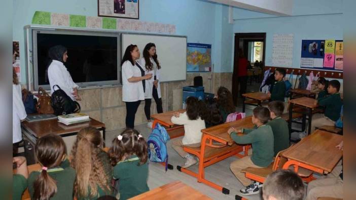 Afyonkarahisar Beyazıt İlkokulu öğrencileri sağlıklı yaşam eğitimi aldı