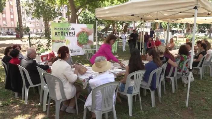 Muratpaşa Belediyesi'nden Dünya Biyoçeşitlilik Günü etkinliği: Mikro yeşillik atölyesi düzenlendi
