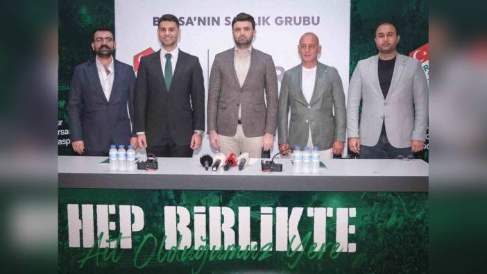 Bursaspor, Doruk Sağlık Grubu ile 16 milyon TL'lik sponsorluk anlaşması imzaladı