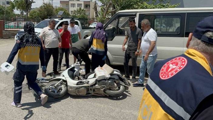 Adıyaman'da motosiklet kazası: 1 yaralı