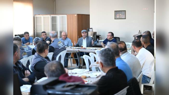 Kırşehir Belediye Başkanı Ekicioğlu, destek hizmetleri personeliyle bir araya geldi