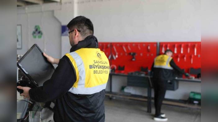 Samsun Büyükşehir Belediyesi'nden çevreci adım: Atık elektrik ve elektronik eşya yönetim merkezi kuruldu