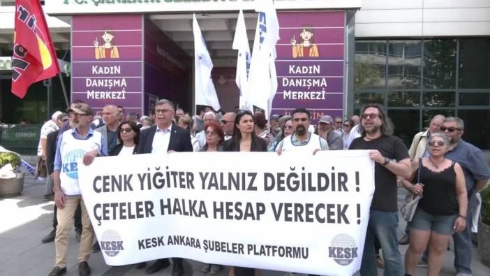 Ankara'da saldırıya uğrayan akademisyen Cenk Yiğiter için basın açıklaması: 'Katiller halka hesap verecek'