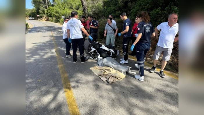 Bodrum'da trafik kazası: 16 yaşındaki motosiklet sürücüsü hayatını kaybetti