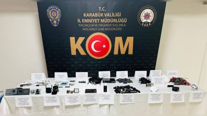 Karabük'te casus kamera operasyonu: Şüpheli tutuklandı