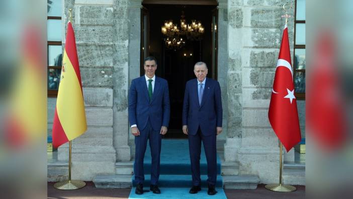 Cumhurbaşkanı Erdoğan, İspanya Başbakanı Sanchez'i kabul etti