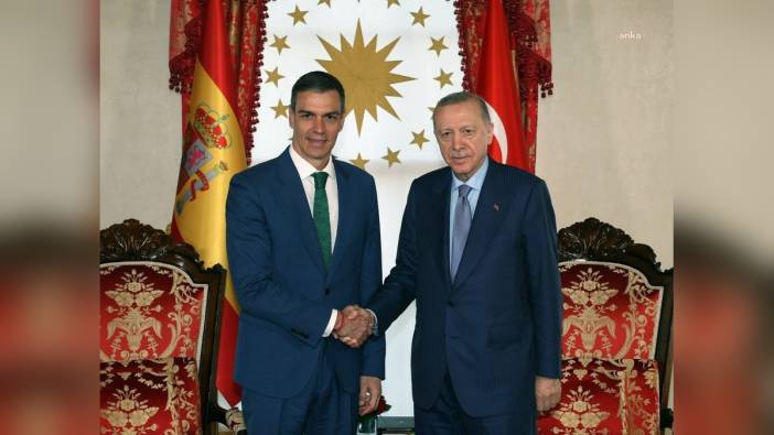 Cumhurbaşkanı Erdoğan, İspanya Başbakanı Sanchez'i kabul etti