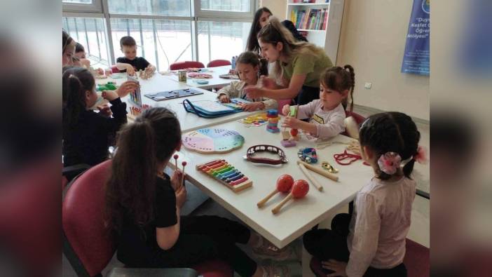 Sandıklı'da duyularla keşfet projesi: Çocuklar oyunlarla gelişiyor