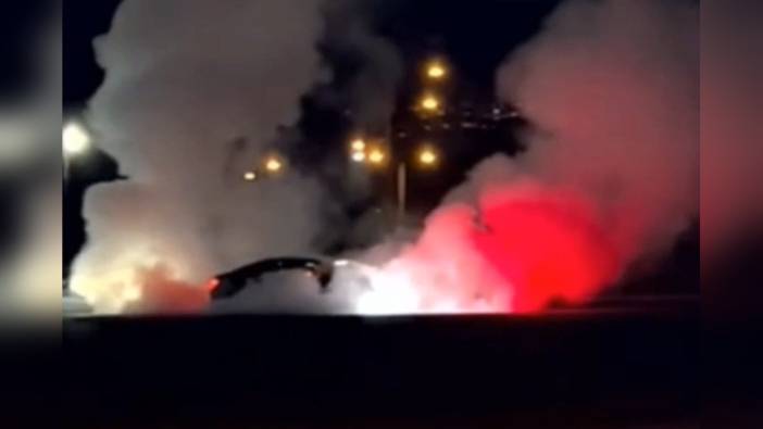 Tarsus'ta drift yapan 2 sürücüye ceza yağdı