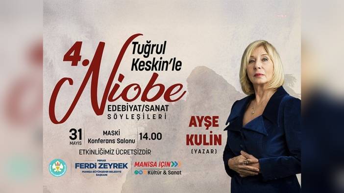 Ayşe Kulin, Manisa'da edebiyatseverlerle buluşacak