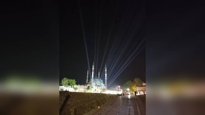 Edirne'de fetih coşkusu: Selimiye Camii'nde 3D mapping gösterisi