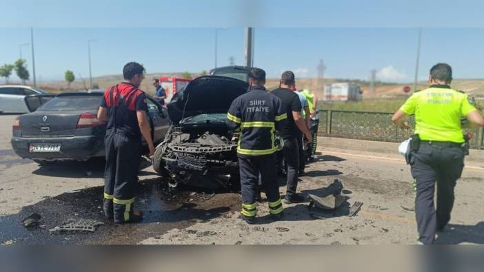 Siirt'te trafik kazası: 4 yaralı