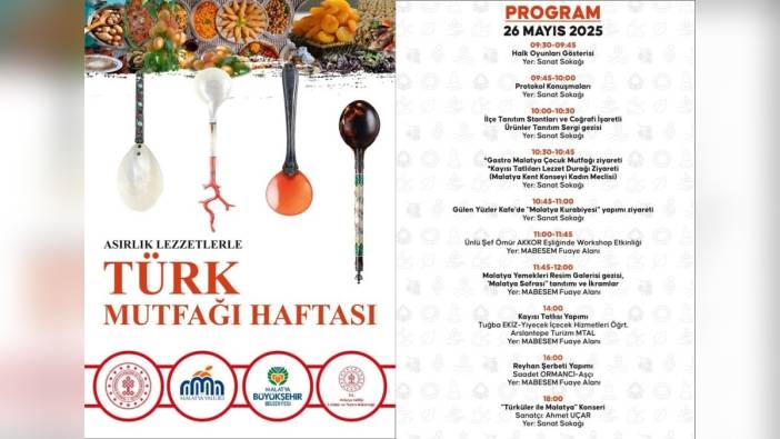 Malatya'da Türk Mutfağı Haftası coşkusu