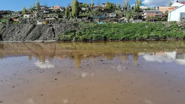 Kars Çayı'nda akaryakıt kirliliği
