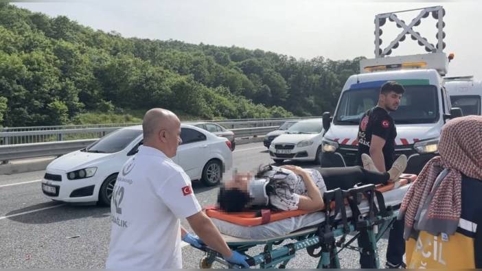 Kuzey Marmara Otoyolu'nda üçlü kaza: 5 yaralı
