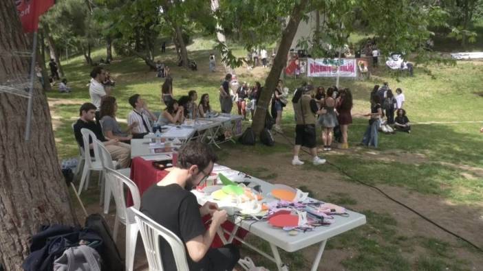 Maçka Demokrasi Parkı’nda 'Bahar Direniş Şenliği': Öğrenciler, tutuklu arkadaşları için seslerini yükseltti
