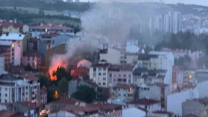 Bilecik'te metruk binada yangın paniği