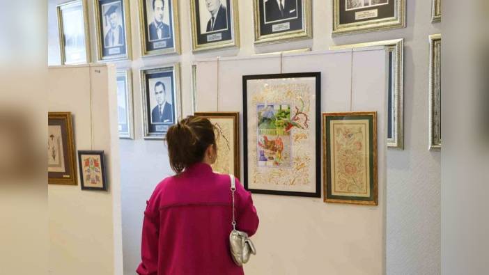 Atatürk Üniversitesi öğrencilerinden 'İz ve Ezgi' sergisi