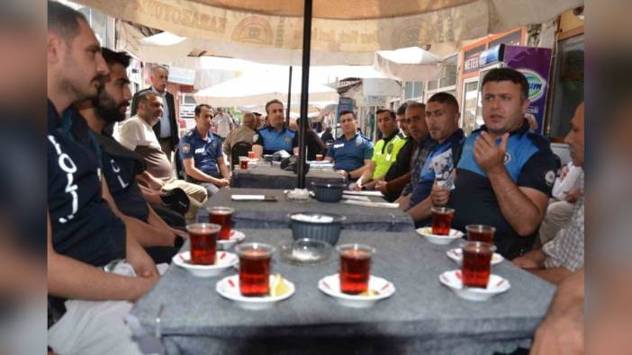 Erzincan Emniyeti'nden Tercan'da bilgilendirme çalışmaları