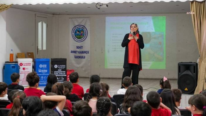 Keçiören Belediyesi'nden öğrencilere 'Çevre ve Geri Dönüşüm' eğitimi