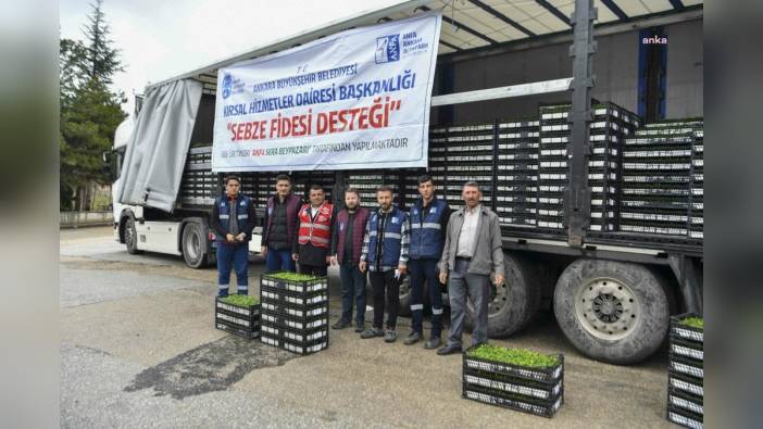 Ankara Büyükşehir Belediyesi, 9 bin çiftçiye 10 milyon fide desteği sağladı