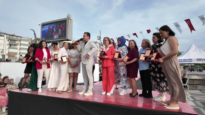 Silivri'de el emeği göz nuru sergisi