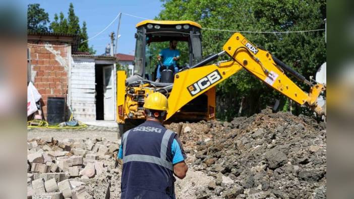 SASKİ, Mekece Mahallesi'nin içme suyu altyapısını yeniliyor
