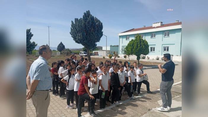 MASKİ, Gölmarmara'da öğrencilere atık su arıtımını anlattı