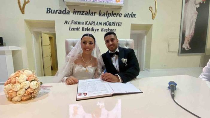 Kocaeli'de özel tarihte nikah yoğunluğu
