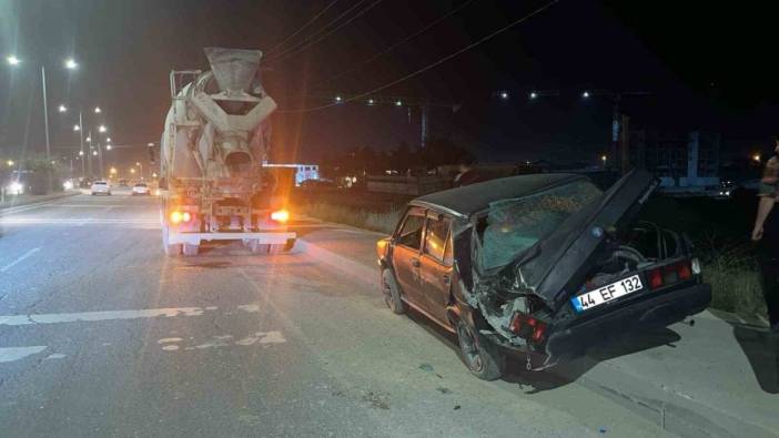 Malatya'da trafik kazası: 1 yaralı