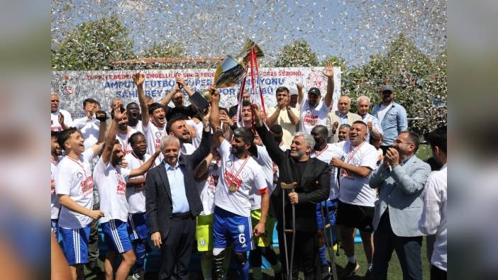 Şahinbey Belediye Spor Kulübü ampute futbolda şampiyon