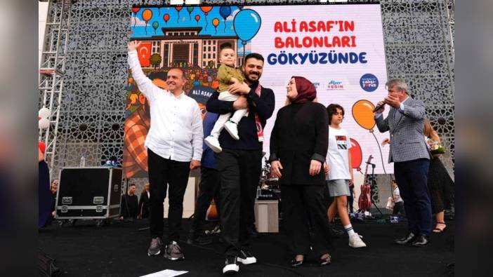 Minik Ali Asaf için Sancaktepe'de balon şenliği