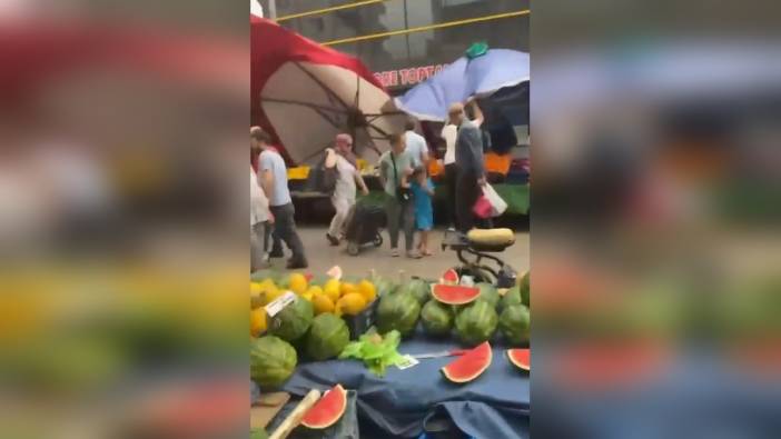 Bursa'da lodos hayatı olumsuz etkiledi: Pazar yerinde çadırlar devrildi