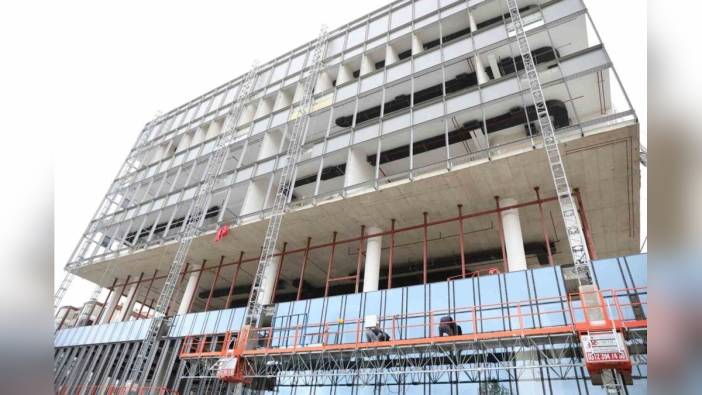 Samsun Şehir Kütüphanesi'nin yüzde 42'si tamamlandı