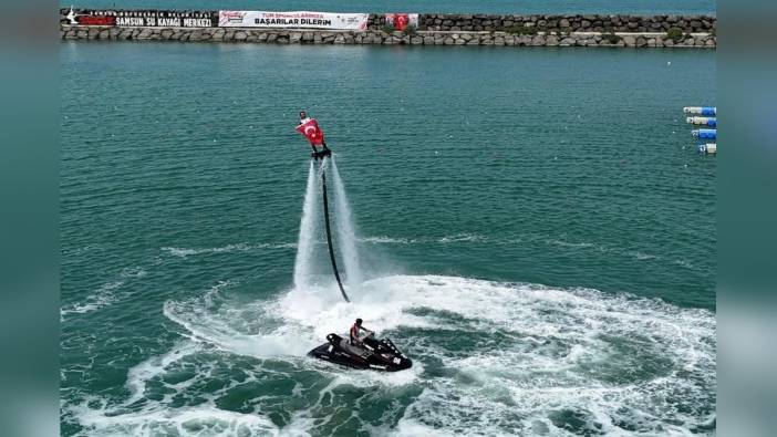 Samsun'da Uluslararası Su Sporları Festivali sona erdi
