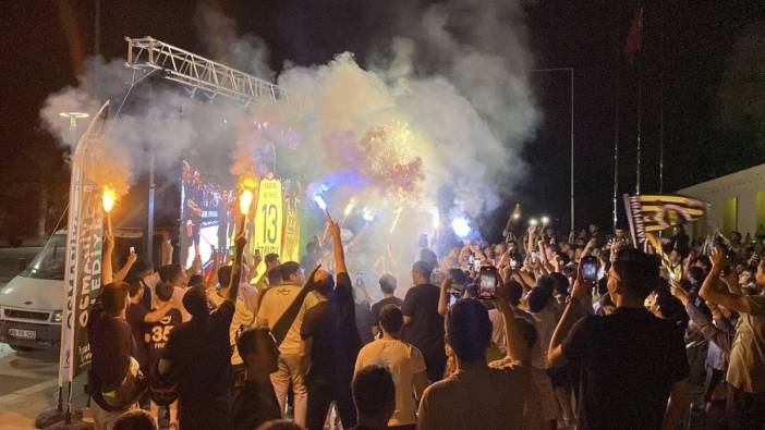 Osmaniye'de Fenerbahçe Beko coşkusu