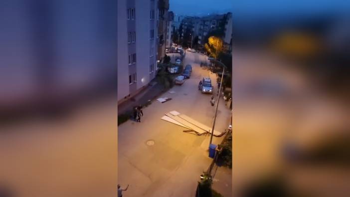 Karabük'te fırtına etkili oldu: Ağaçlar devrildi, çatılardan parçalar uçtu