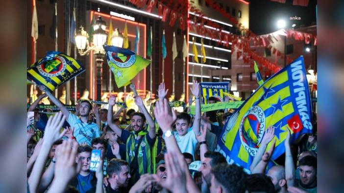 Fenerbahçe Beko'nun EuroLeague zaferi Keçiören'de coşkuyla kutlandı